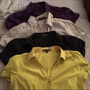 Set of 4 Express collared shirts