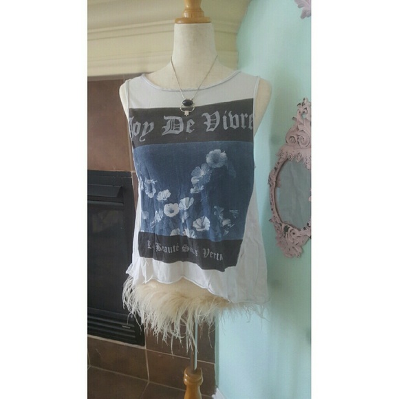 All Saints Joy De Vivre Muscle Tank