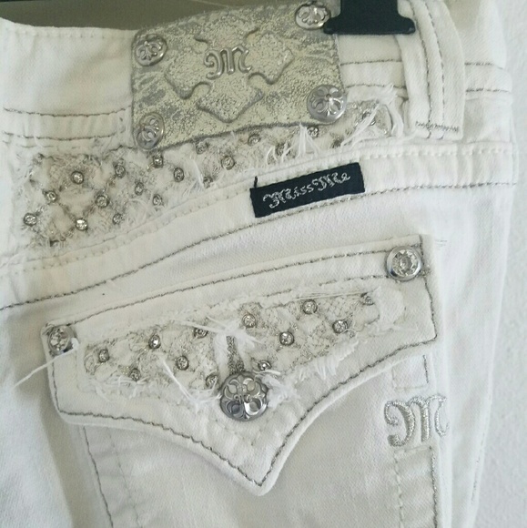 Miss Me White bootcut