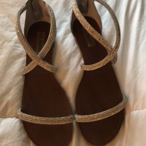 Steve Madden rhinestone sandals