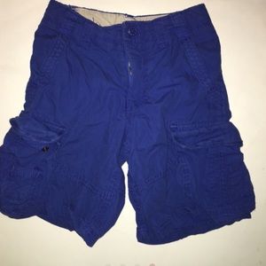 Boys Royal Blue Cargo Style Shorts