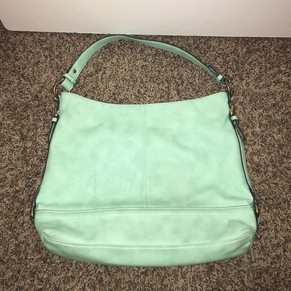 Merona teal shoulder bag