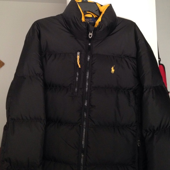 New Polo Ralph Lauren men's large black coat
