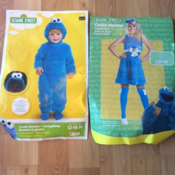 Cookie Monster Costume 12-18 and Women's