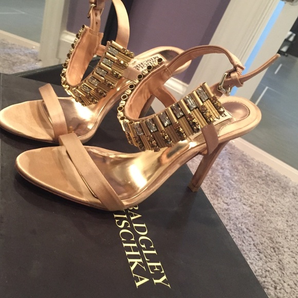 ⛔️SOLD⛔️Badgley Mischka Kallan ankle strap sandals - Picture 2 of 5