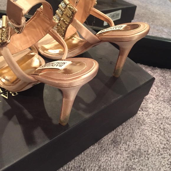 ⛔️SOLD⛔️Badgley Mischka Kallan ankle strap sandals - Picture 4 of 5