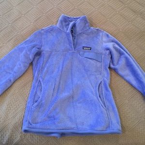 Brand NWOT Patagonia re-tool snap T pullover lilac