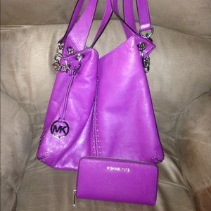 Michael kors set purple