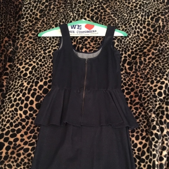 Sale⚡Bloomingdales Aqua Blue peplum dress - Picture 4 of 4