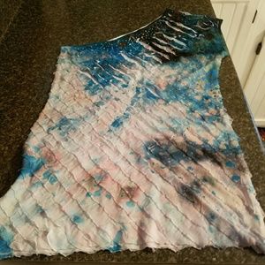 Studio y medium women's  one sleeve evening blouse