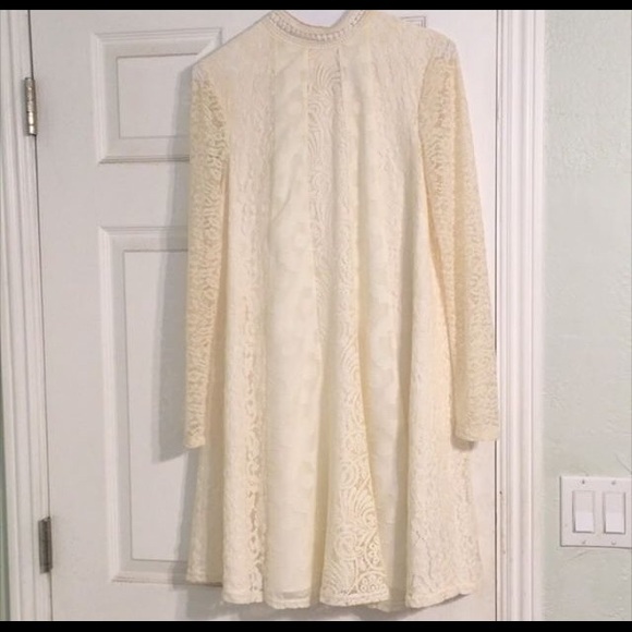 Anthropologie white dress