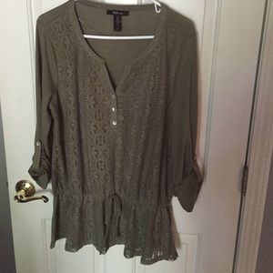 Sage Green Top 🌻Size Large 🌻Style & Co