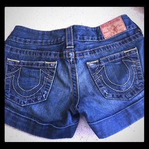 Authentic True Religion Denim Shorts Sz. 27
