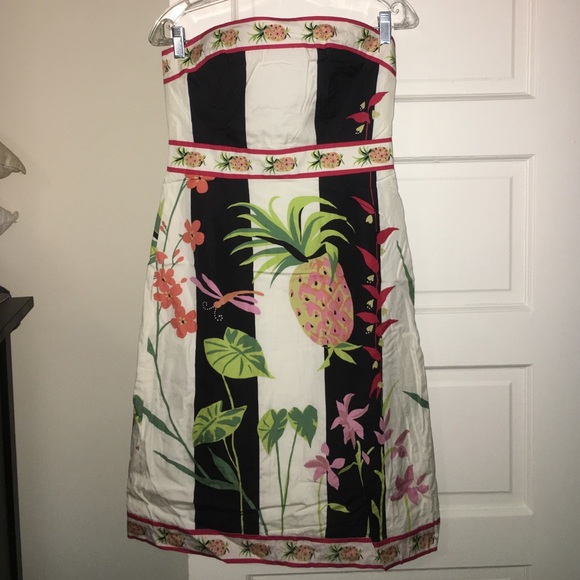 J. Crew pineapple party dress 6