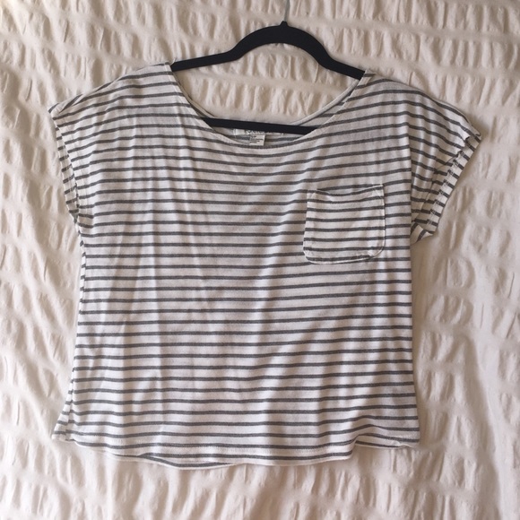 Striped crop top