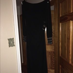 Tina knowles Cache long sleeved gown