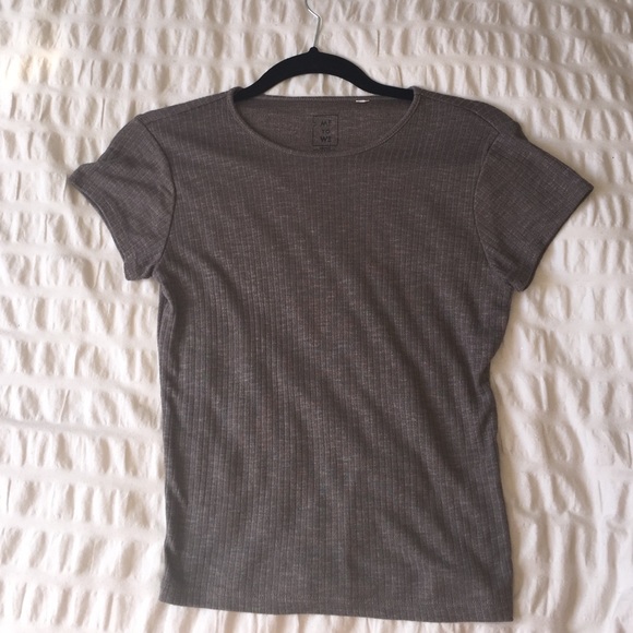 dark brown top