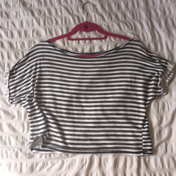 Striped crop top
