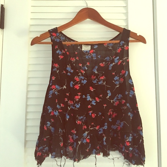 Intimately Free People floral Crop top