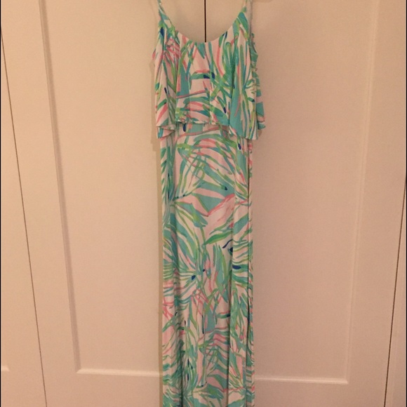 Lilly Pulitzer maxi dress.
