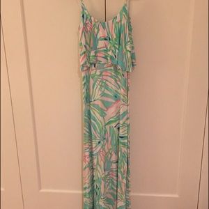 Lilly Pulitzer maxi dress.
