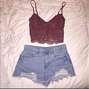 PacSun LA hearts top