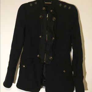 Diane Von Furstenberg military style jacket