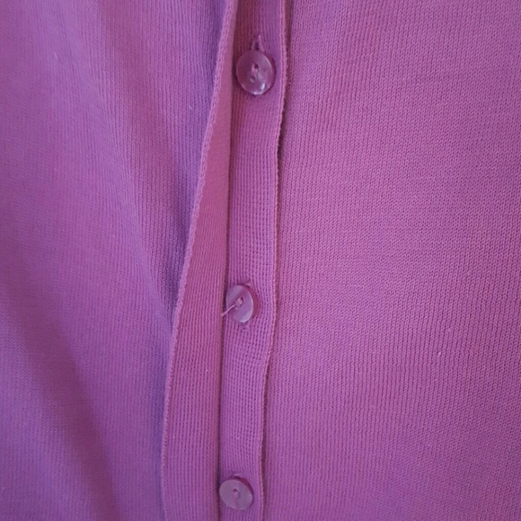 SOLD Loft Fuschia Cardigan - Picture 2 of 3