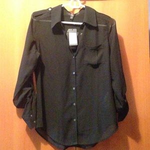 Guess casual button down blouse