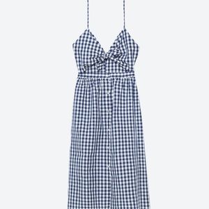 Zara Gingham Knot Dress-TAGS ON