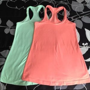 Lot of two lululemon CRB tanks