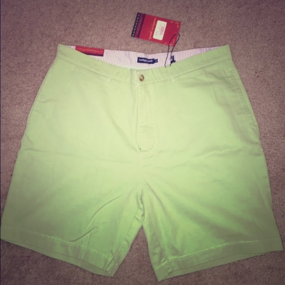 NWT Men's lime Southern Marsh Ragatta Shorts 36