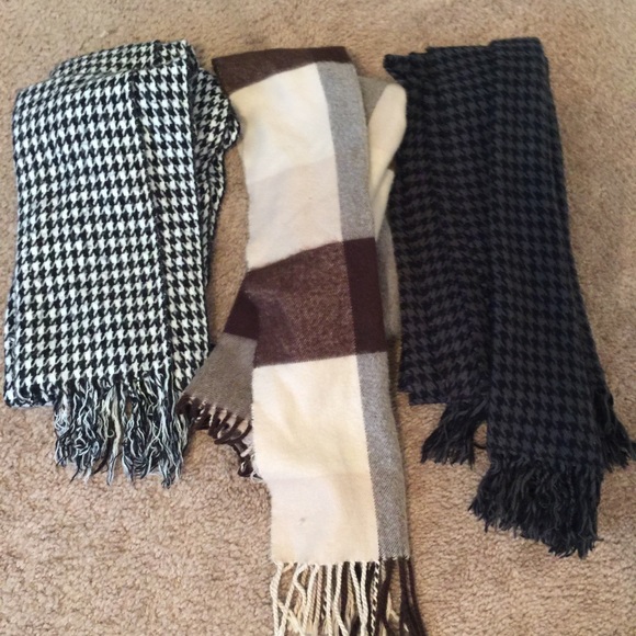 Scarves (Houndstooth and plaid)