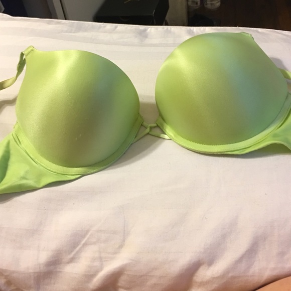 VS Bombshell Sexy Green Bra❥