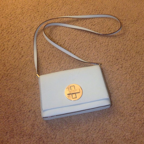 Mint/light blue Kate Spade purse