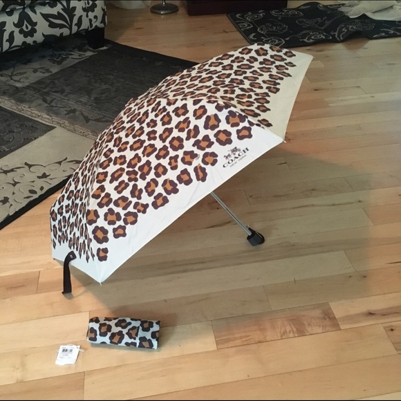 Coach ocelot umbrella. Part of set... Or alone.