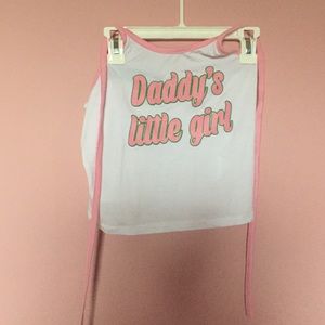 DADDYS LITTLE GIRL HALTER TOP