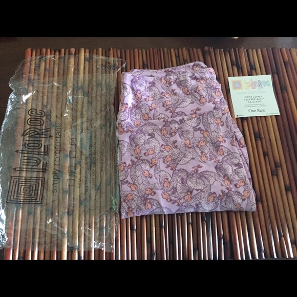 NWT Lularoe Dodo birds OS leggings HTF
