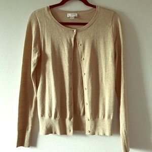 Gold cardigan