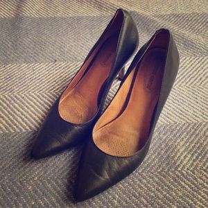 Corso Como Leather Heels Size 7