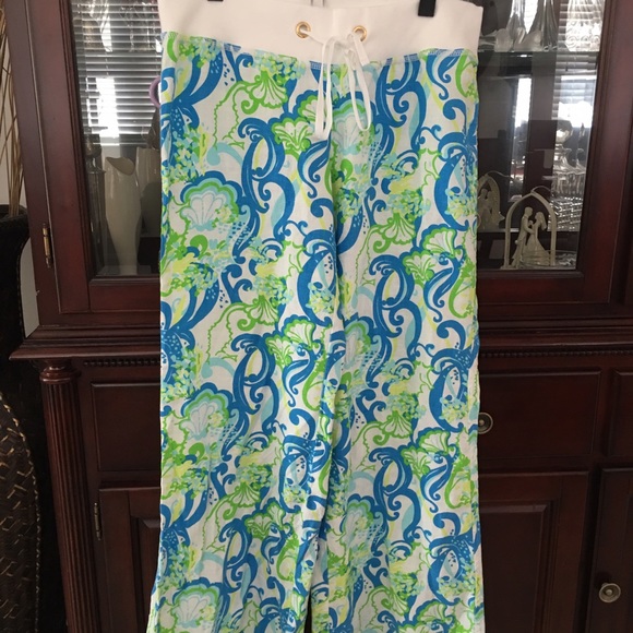 Lilly Pulitzer Beach Pant size Large Brand New
