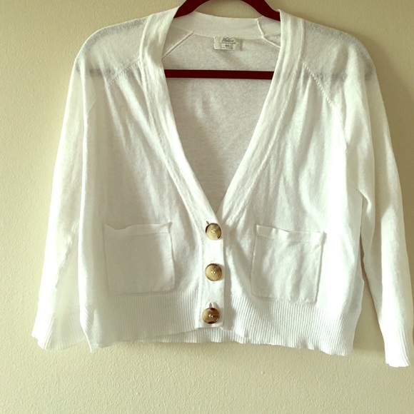White Wallace Cardigan