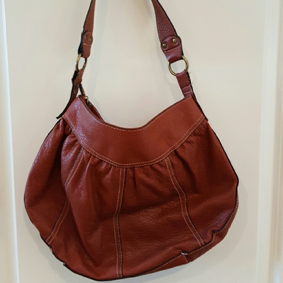 Burnt orange purse