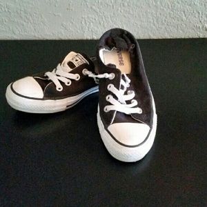 Black and white converse