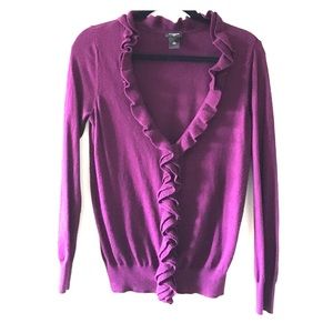Ann Taylor purple Cardigan