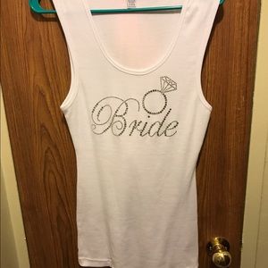 Bride tank top