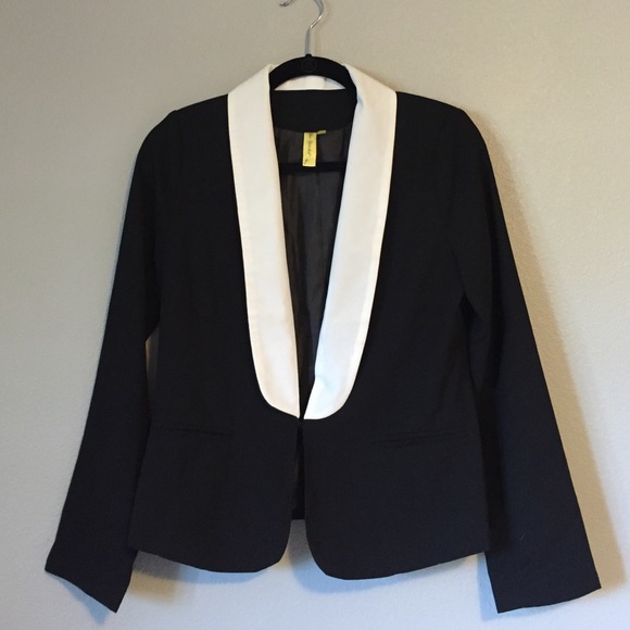 Black and White Blazer
