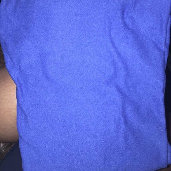 New LuLaRoe royal blue leggings. OS