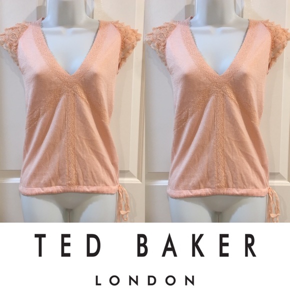 Ted Baker London Tops - | Ted Baker | Stunning Lace Detailed Top
