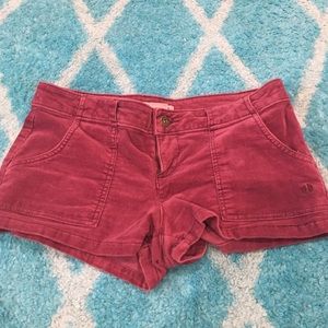 Corduroy shorts